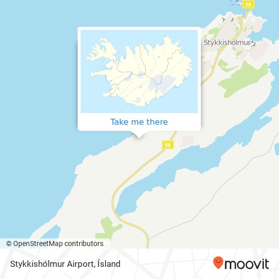 Stykkishólmur Airport map