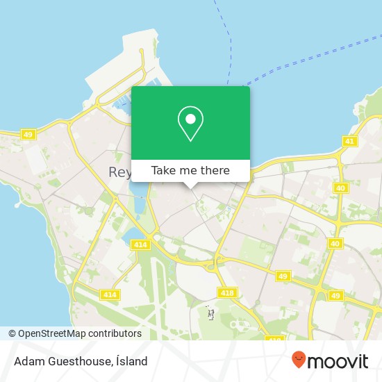 Adam Guesthouse map