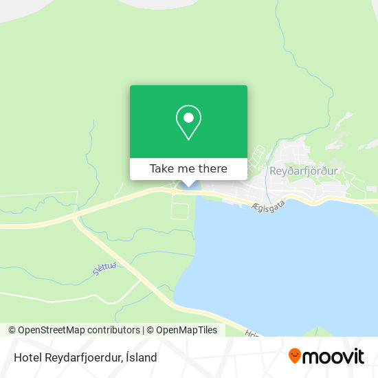 Hotel Reydarfjoerdur map