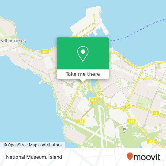 National Museum map