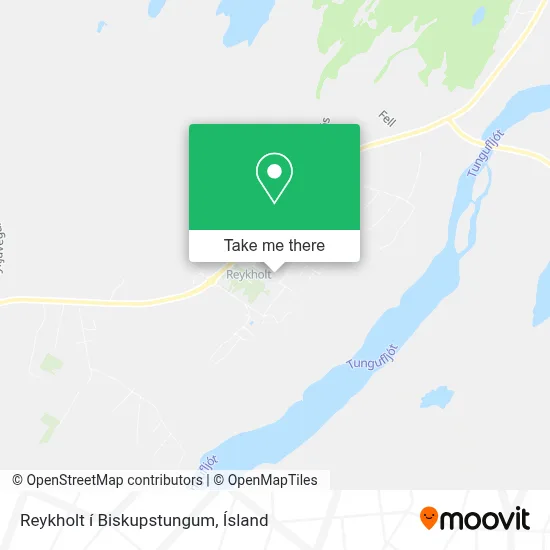 Reykholt í Biskupstungum map