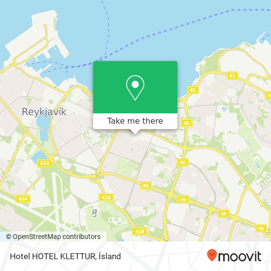 Hotel HOTEL KLETTUR map