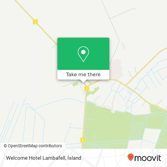 Mapa Welcome Hotel Lambafell