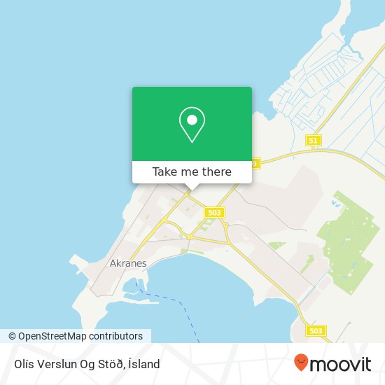 Olís Verslun Og Stöð map