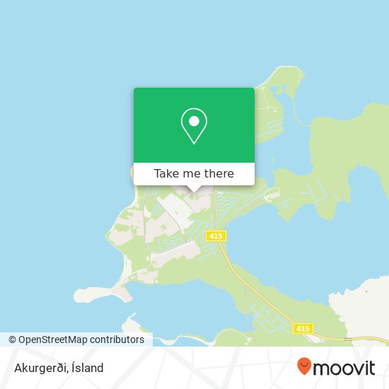 Akurgerði map