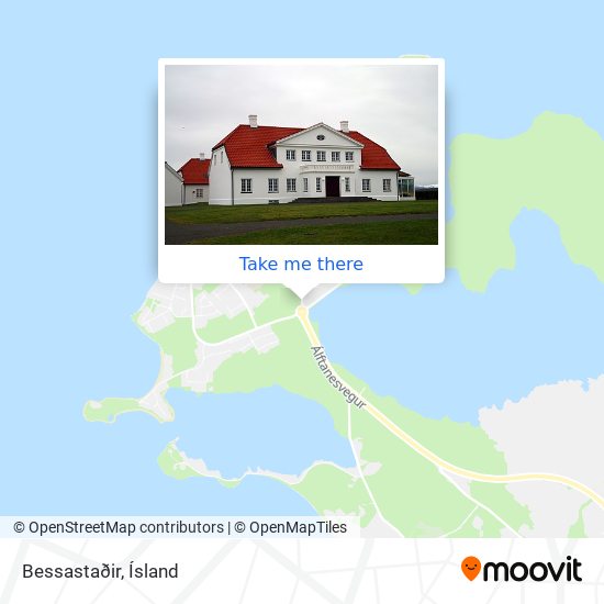 Bessastaðir map