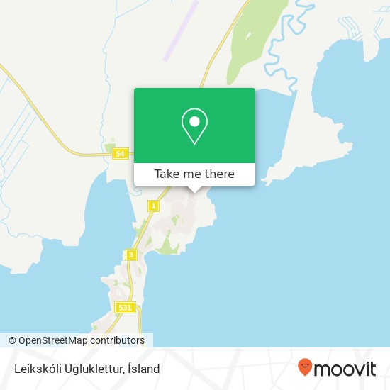 Leikskóli Ugluklettur map