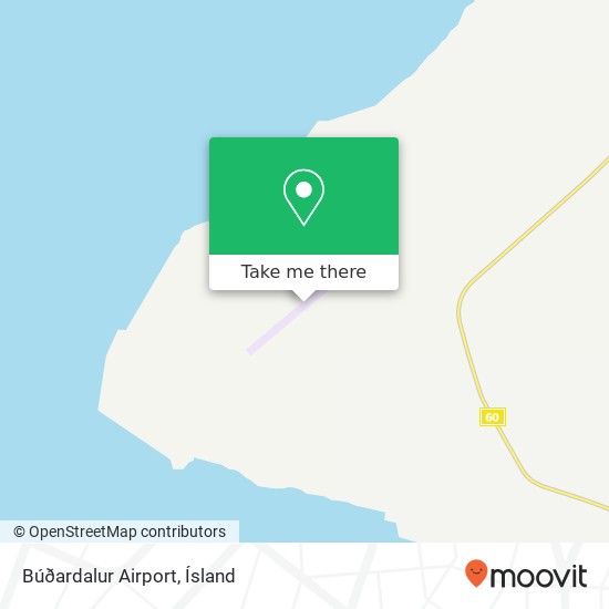 Búðardalur Airport map