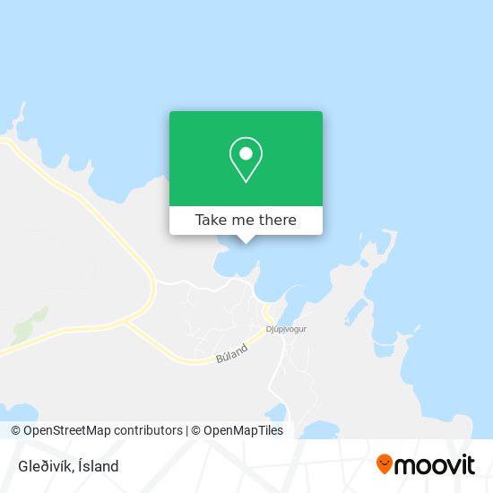 Gleðivík map