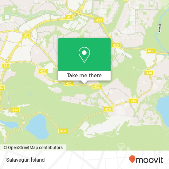 Salavegur map