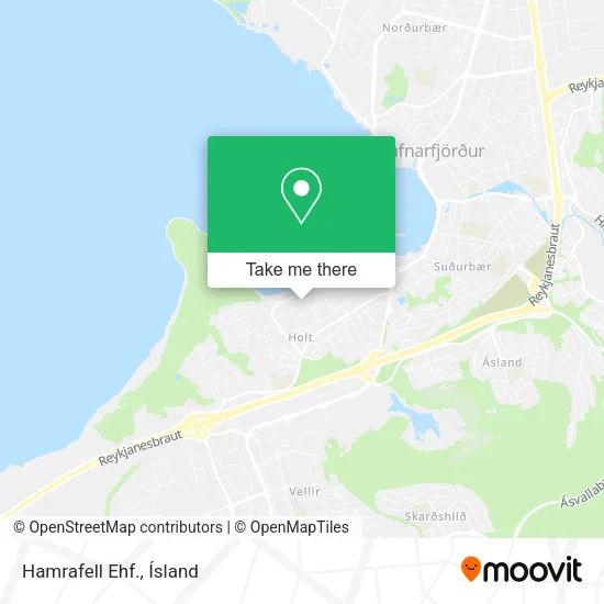 Hamrafell Ehf. map