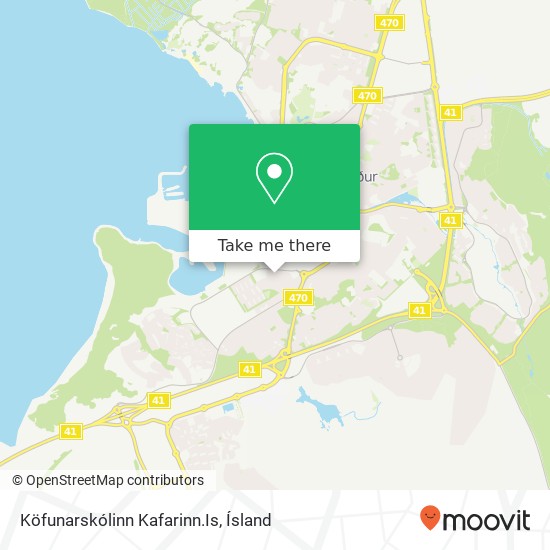Köfunarskólinn Kafarinn.Is map