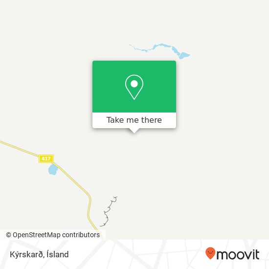 Mapa Kýrskarð