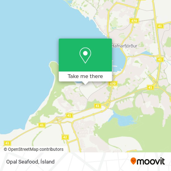 Opal Seafood map