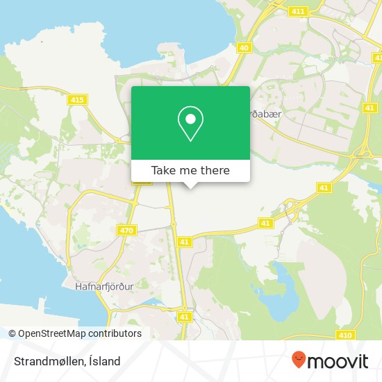 Mapa Strandmøllen
