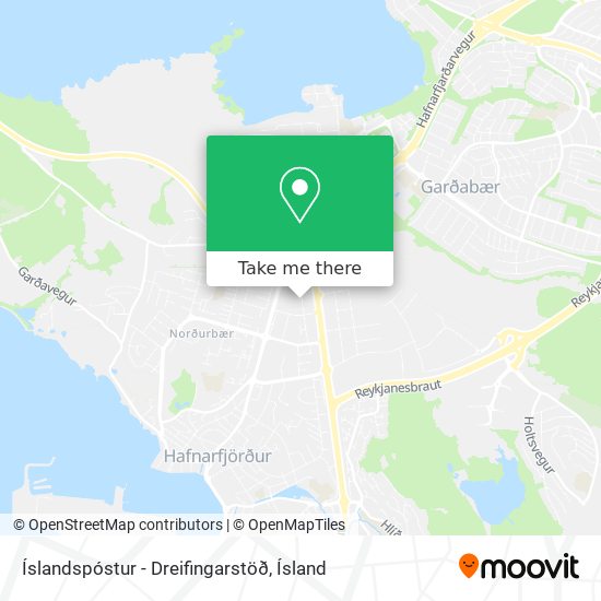 Mapa Íslandspóstur - Dreifingarstöð