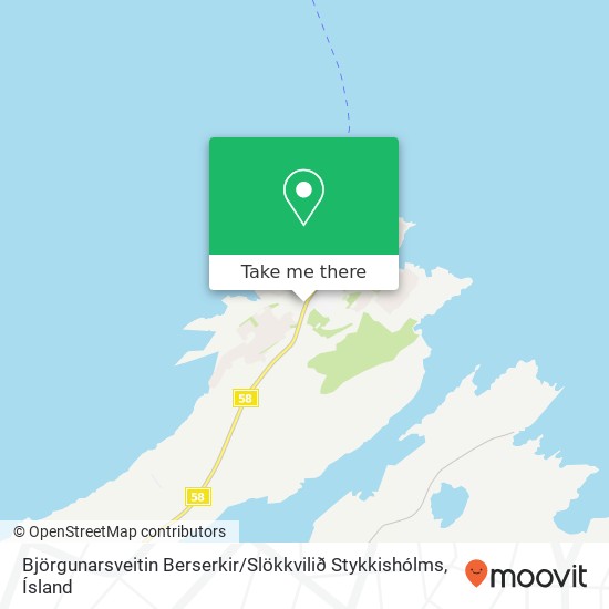 Mapa Björgunarsveitin Berserkir / Slökkvilið Stykkishólms