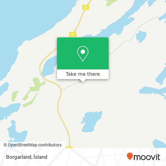 Mapa Borgarland