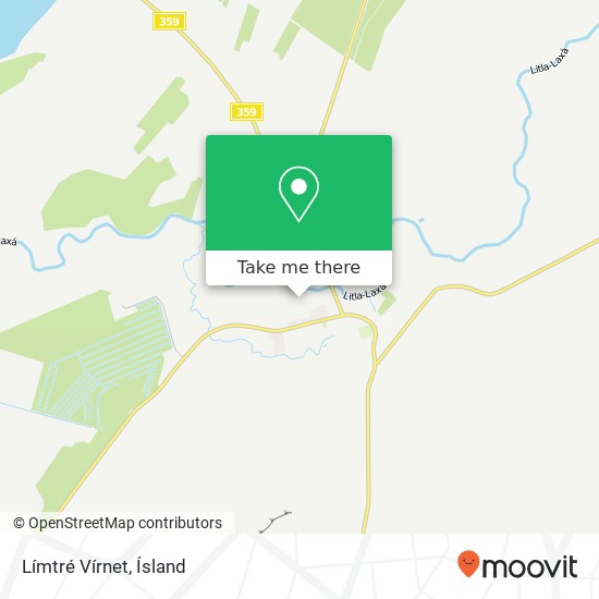 Límtré Vírnet map