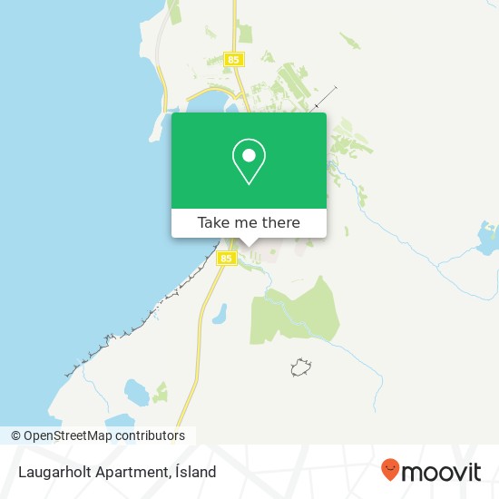 Laugarholt Apartment map
