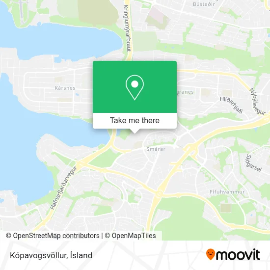 Kópavogsvöllur map