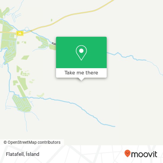 Flatafell map