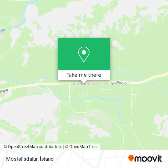 Mosfellsdalur map