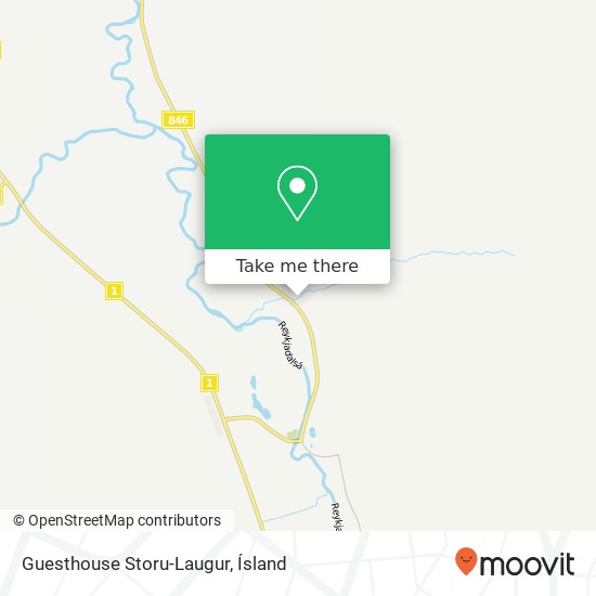 Guesthouse Storu-Laugur map