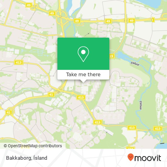 Bakkaborg map