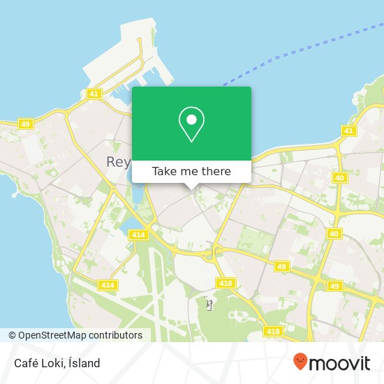 Café Loki map