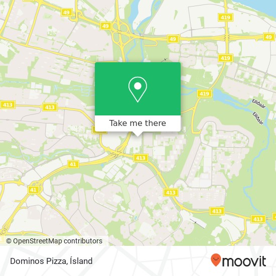 Mapa Dominos Pizza