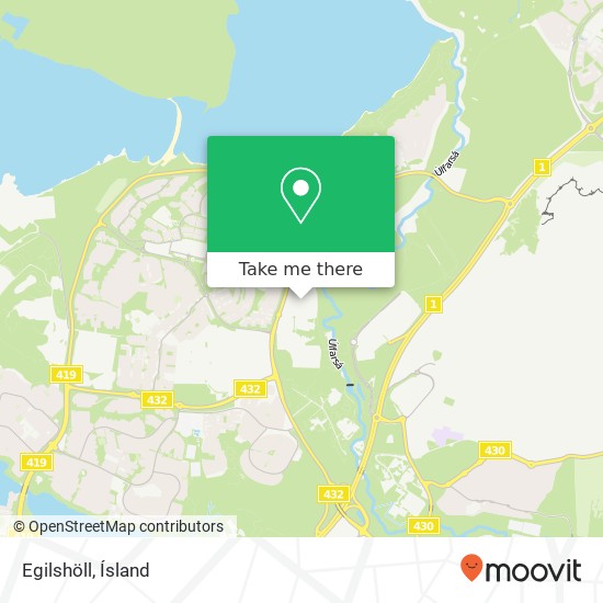Egilshöll map