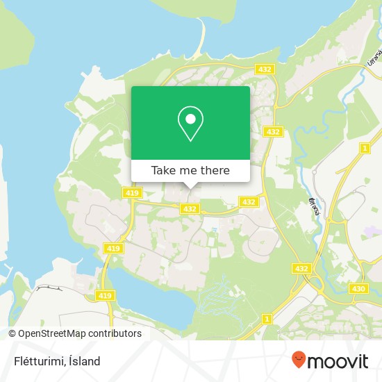 Flétturimi map