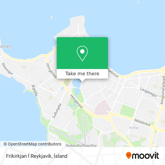 Fríkirkjan Í Reykjavík map