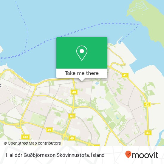 Halldór Guðbjörnsson Skóvinnustofa map