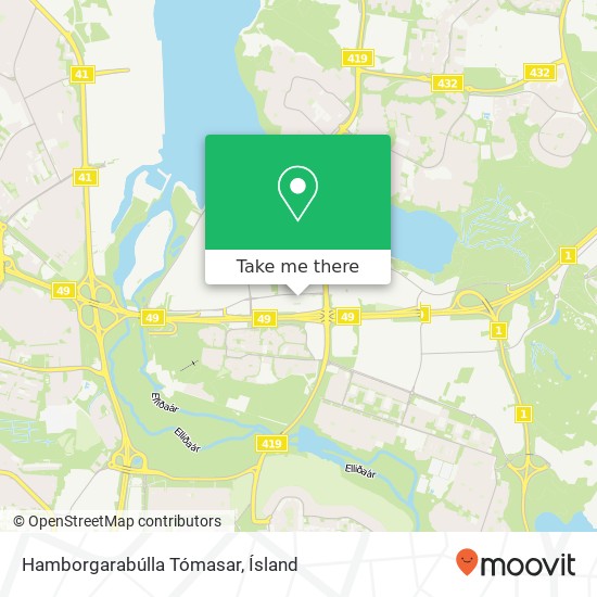 Hamborgarabúlla Tómasar map