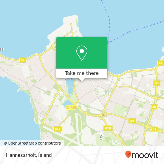Hannesarholt map