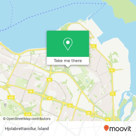 Hjolabrettavollur map