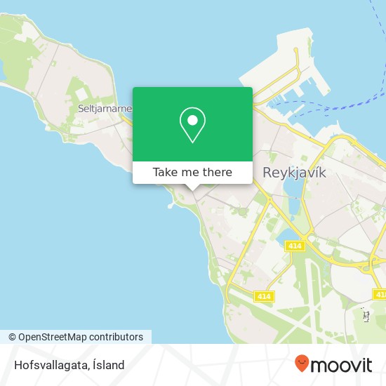 Hofsvallagata map