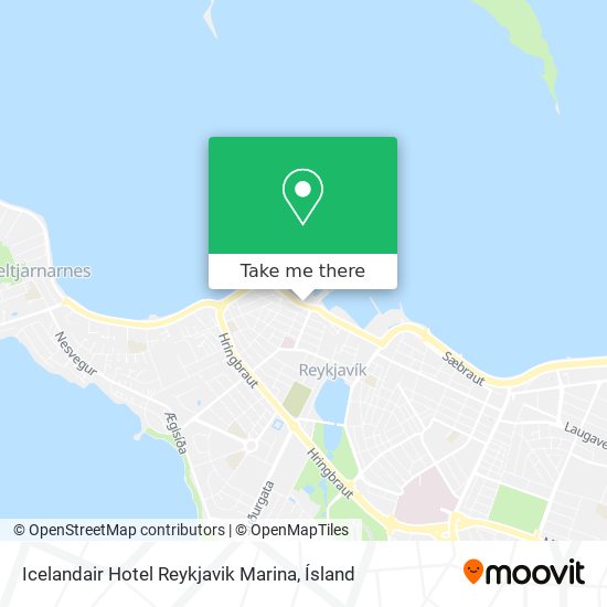 Icelandair Hotel Reykjavik Marina map