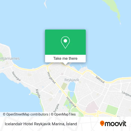 Icelandair Hotel Reykjavik Marina map