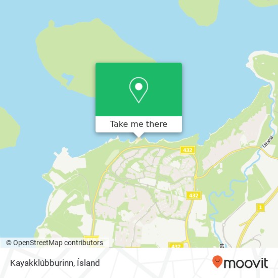 Kayakklúbburinn map