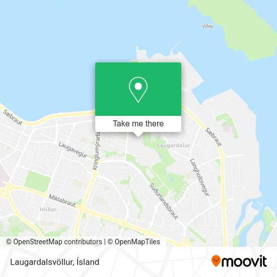 Laugardalsvöllur map