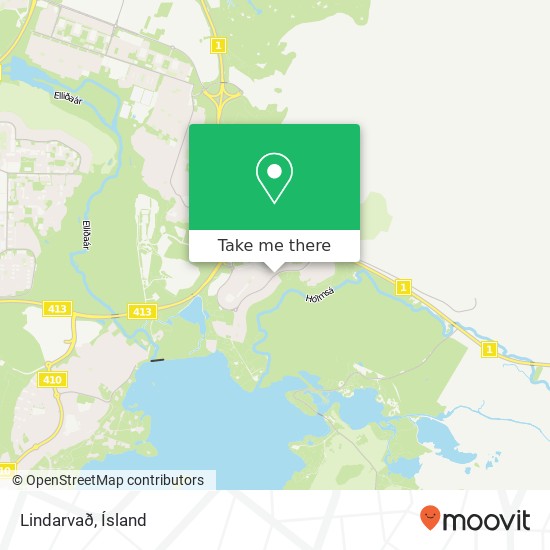 Lindarvað map