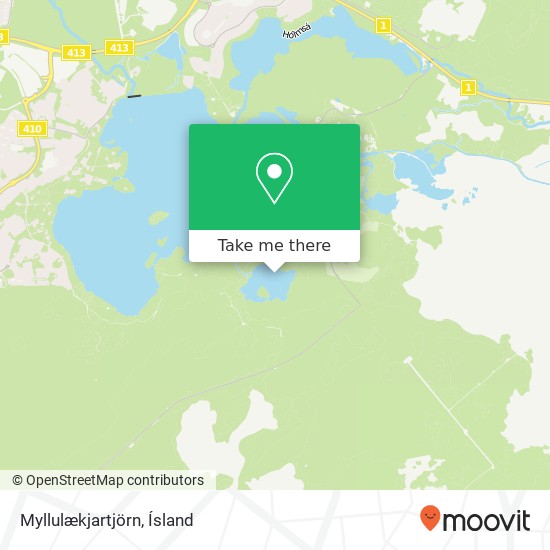 Myllulækjartjörn map