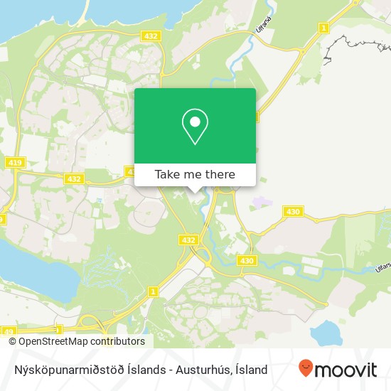 Nýsköpunarmiðstöð Íslands - Austurhús map