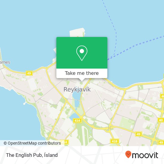 The English Pub map