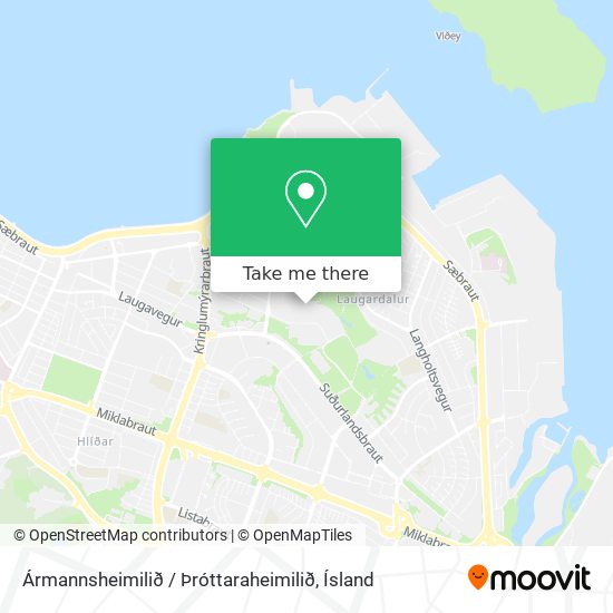 Ármannsheimilið / Þróttaraheimilið map