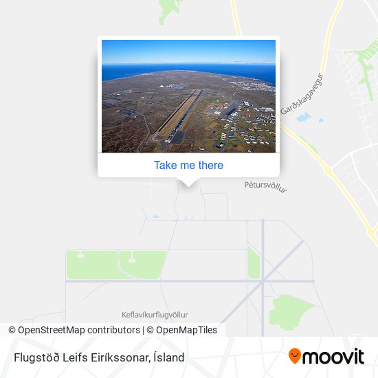 Flugstöð Leifs Eiríkssonar map