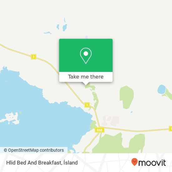 Hlid Bed And Breakfast map